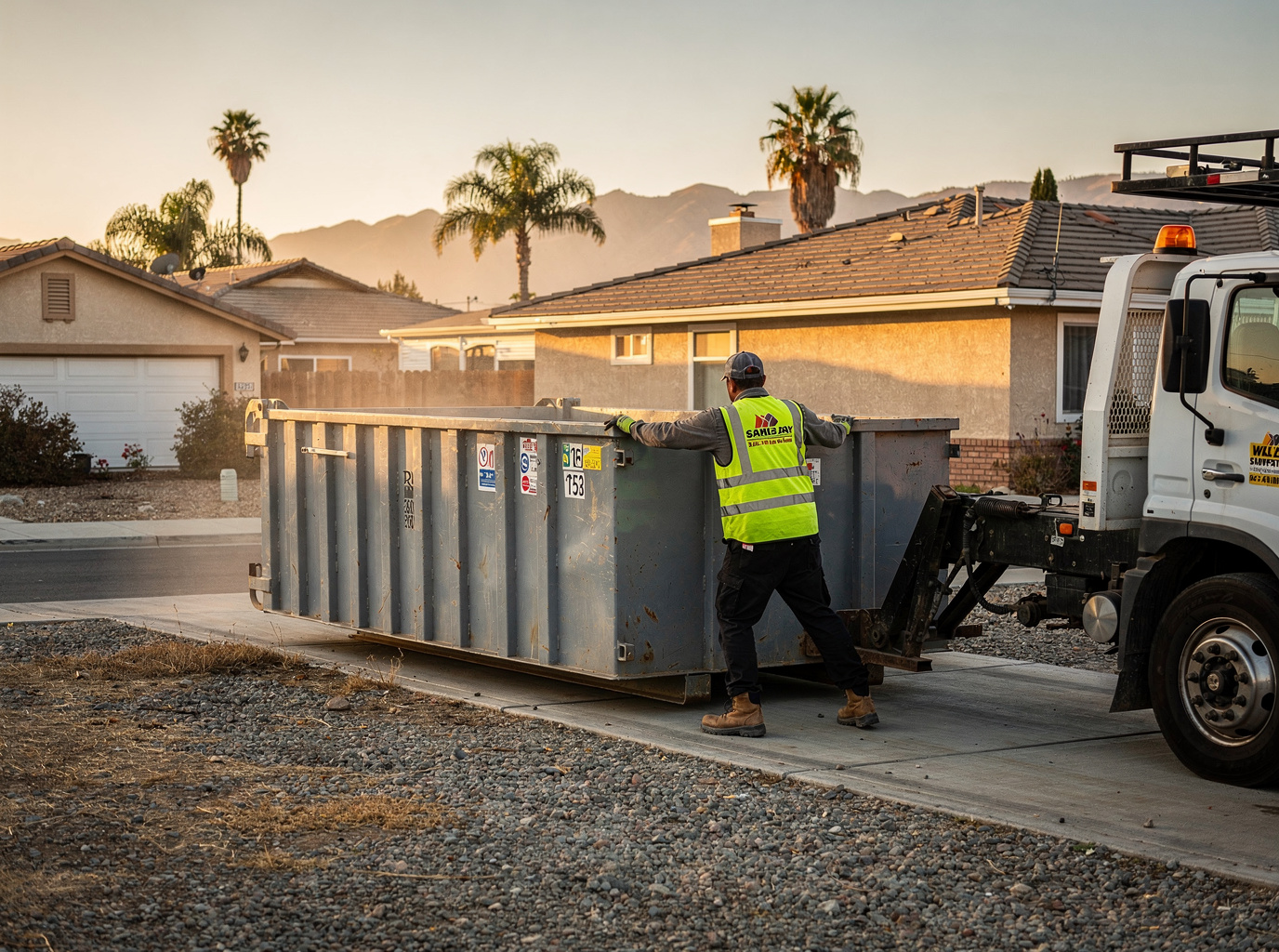 Same Day Dumpster Rental in Fresno